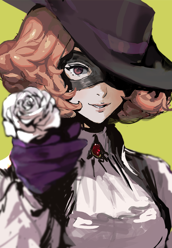 okumura haru and noir (persona and 1 more) drawn by rr_(suisse200)