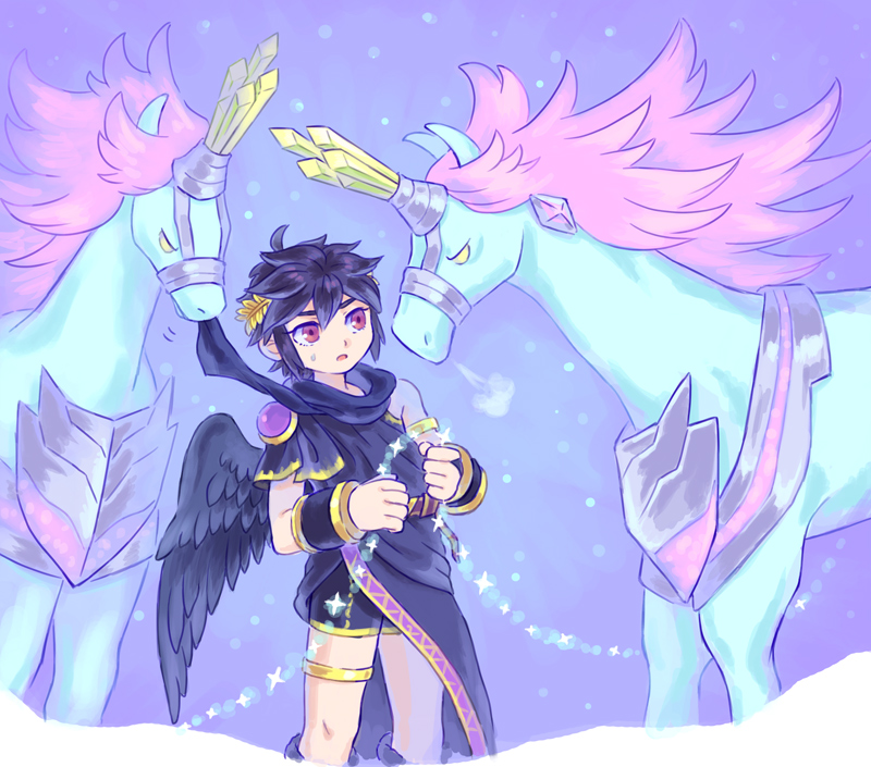 dark pit (kid icarus and 1 more) drawn by nopepe