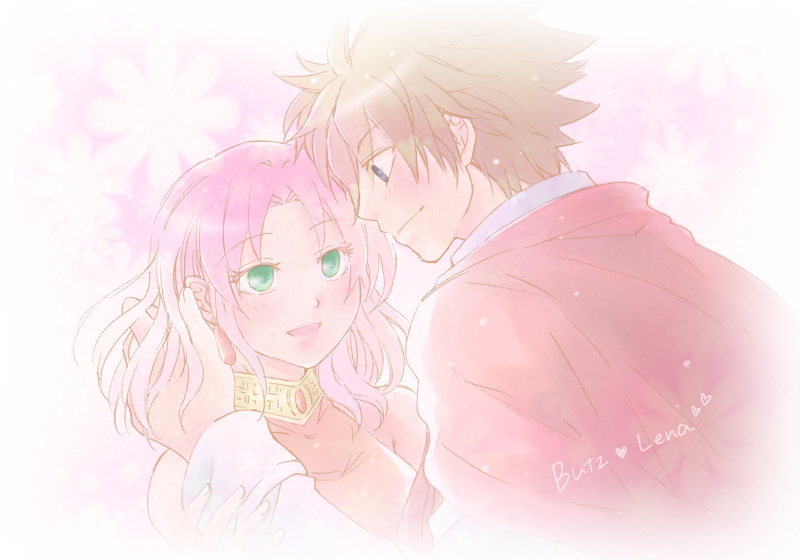 lenna charlotte tycoon and bartz klauser (final fantasy and 1 more) drawn by choco-tan