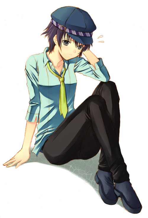 shirogane naoto (persona and 1 more) drawn by seiru_(prairie)