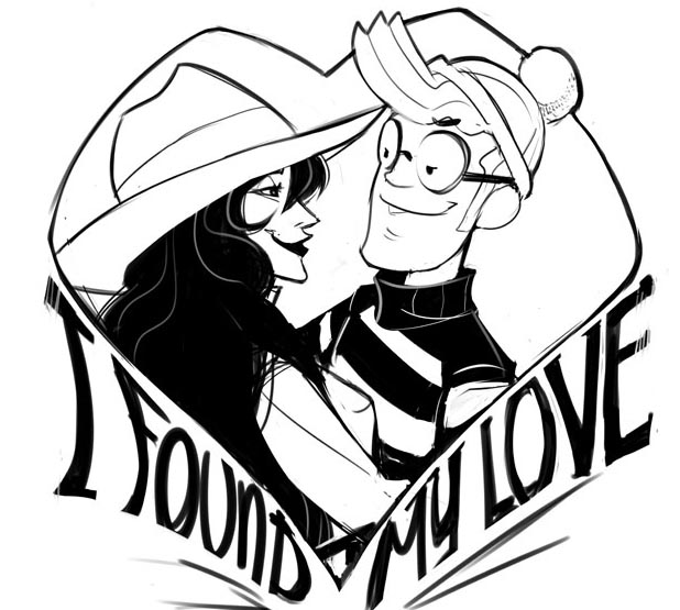wally and carmen sandiego (where's wally and 1 more) drawn by sho-n-d
