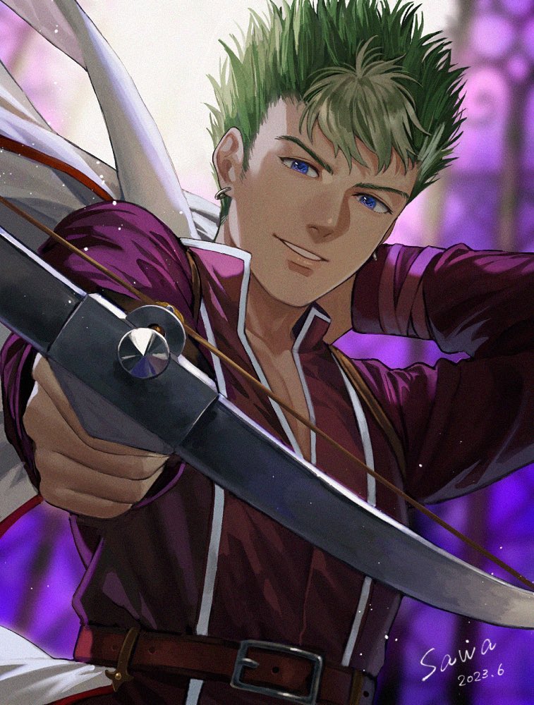 kevin graham (eiyuu densetsu and 1 more) drawn by sawaponu3