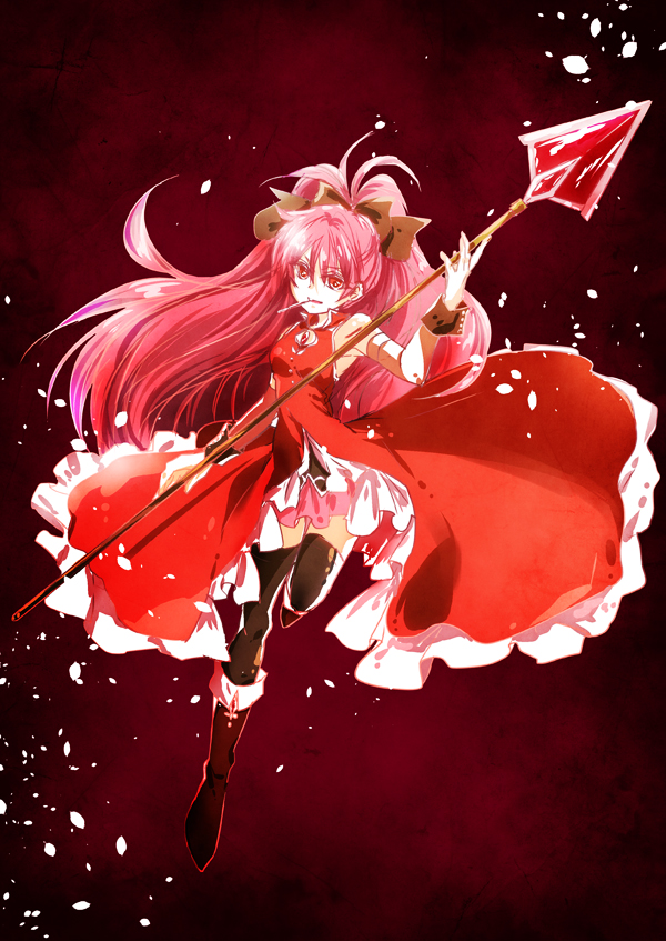 sakura kyoko (mahou shoujo madoka magica) drawn by katsuki