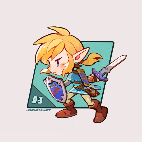 link (the legend of zelda and 1 more) drawn by onemegawatt