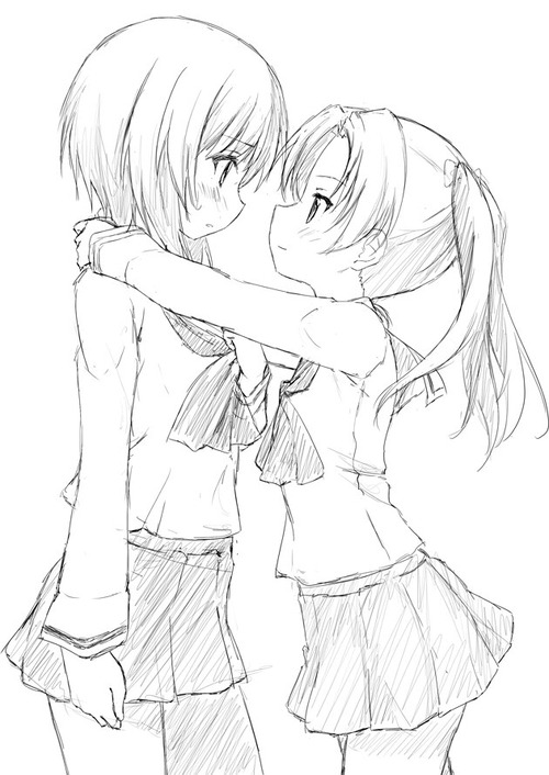 nishizumi miho and kadotani anzu (girls und panzer) drawn by tallinriptide