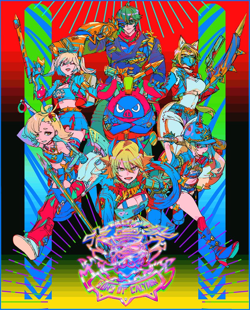 burnice white, luciana de montefio, caesar king, lighter, piper wheel, and 2 more (zenless zone zero) drawn by mizu_cx