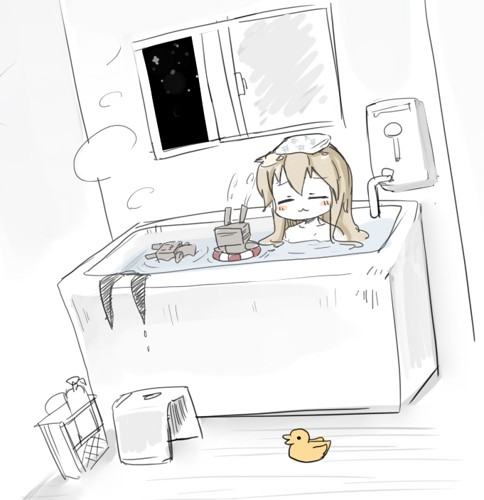 shimakaze and rensouhou-chan (kantai collection) drawn by yuasan