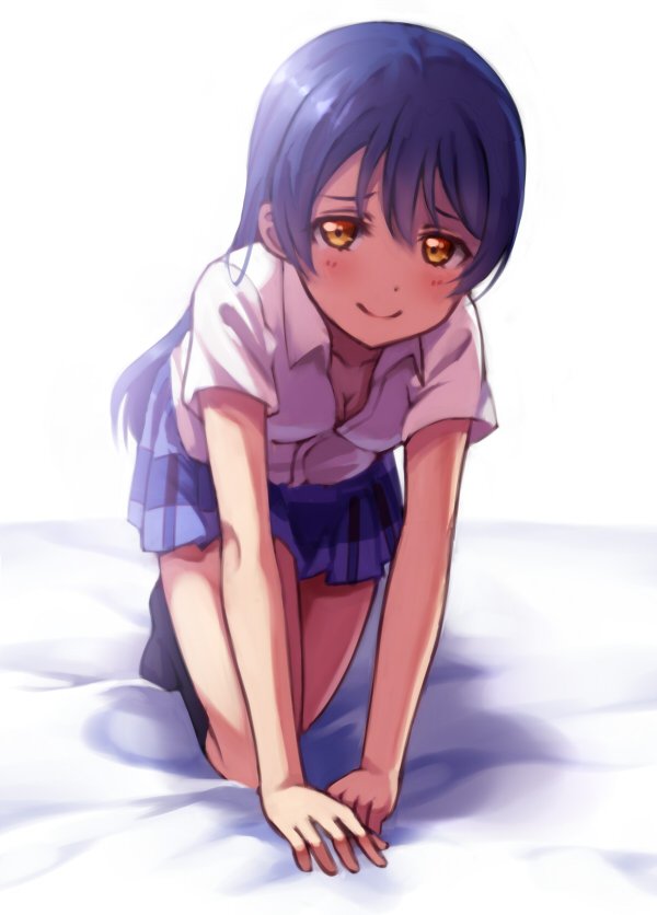 sonoda umi (love live! and 1 more) drawn by usamaru67pi