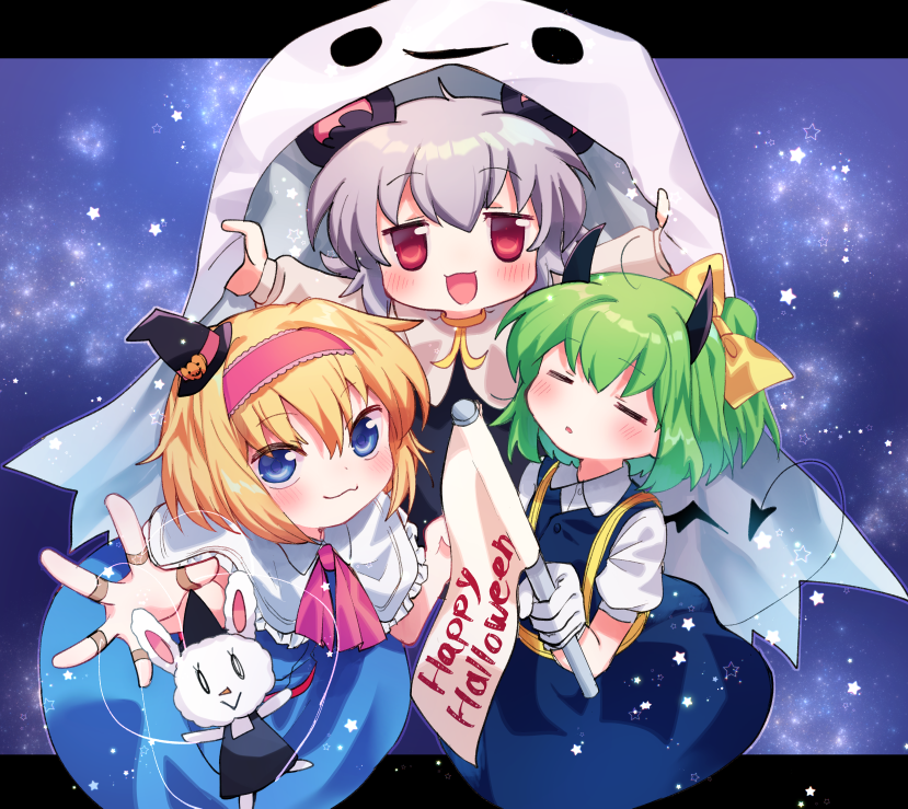 alice margatroid, nazrin, daiyousei, nyon, diyusi, and 1 more (touhou and 1 more) drawn by xox_xxxxxx