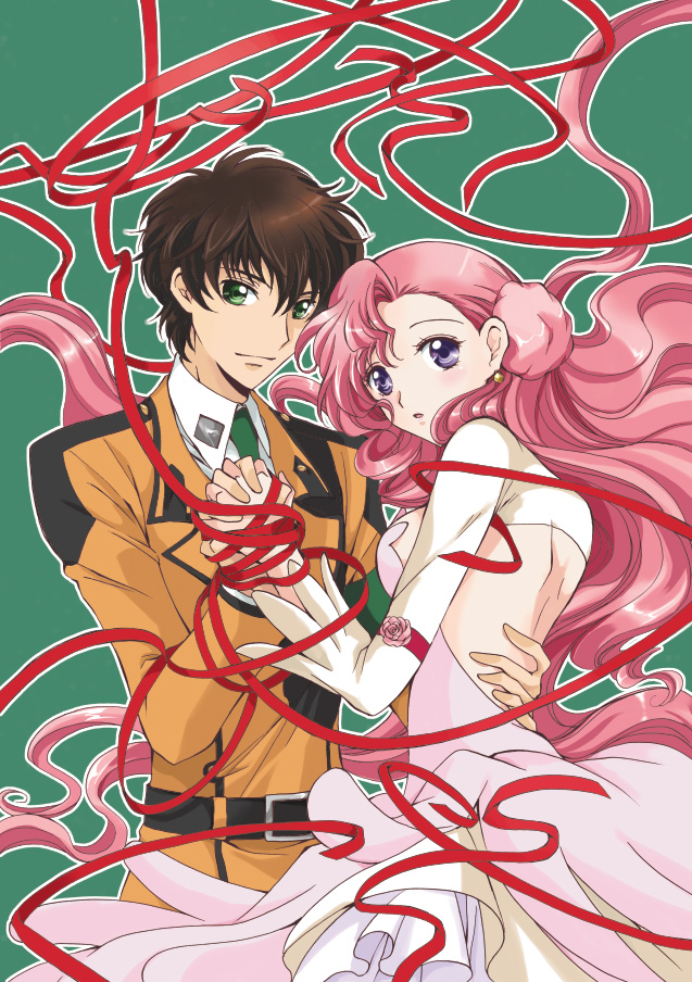 kururugi suzaku and euphemia li britannia (code geass) drawn by akina_tsukako