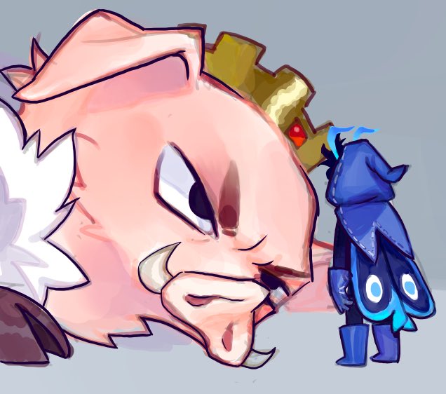 technoblade and sneegsnag (minecraft youtube and 1 more) drawn by holographicros3