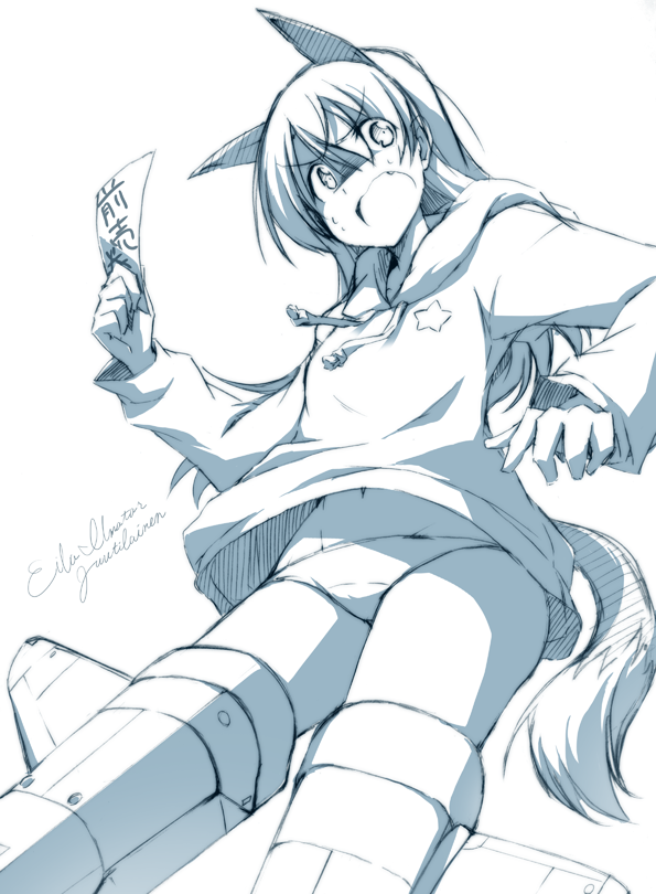 eila ilmatar juutilainen (world witches series and 1 more) drawn by paprika_(artist)