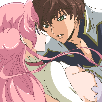 kururugi suzaku and euphemia li britannia (code geass) drawn by akina_tsukako