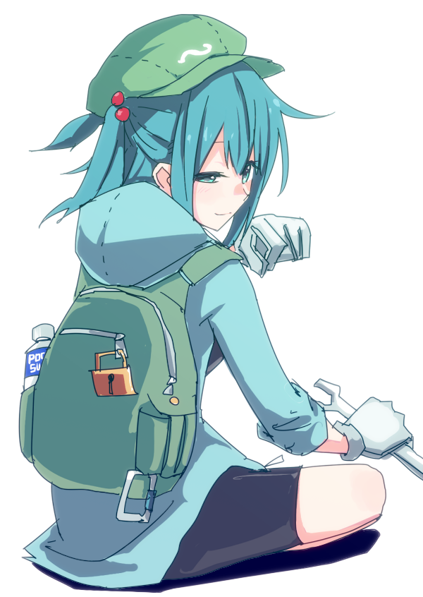kawashiro nitori (touhou) drawn by shiroshi_(denpa_eshidan)