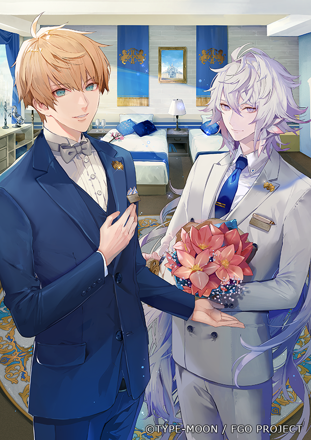 merlin and arthur pendragon (fate and 2 more) drawn by fuyuomi