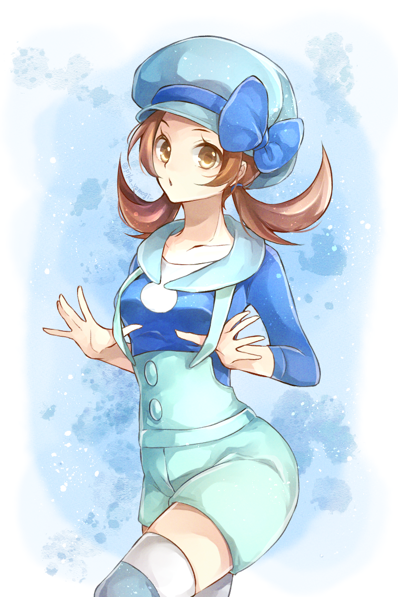 lyra (pokemon and 1 more) drawn by yomogi_(black-elf)