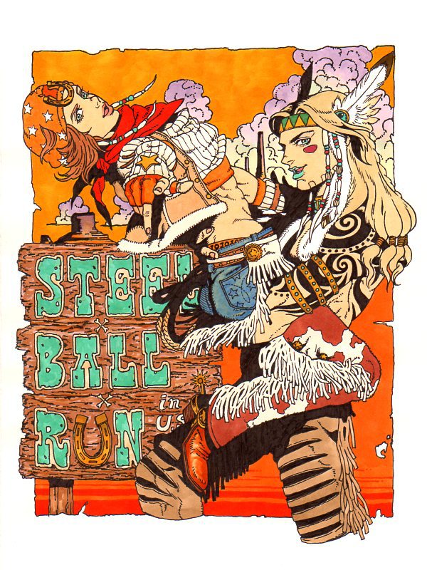 johnny joestar and gyro zeppeli (jojo no kimyou na bouken and 1 more) drawn by le-phare