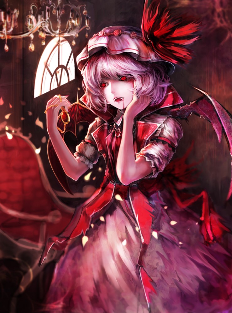 remilia scarlet (touhou and 1 more) drawn by more3604