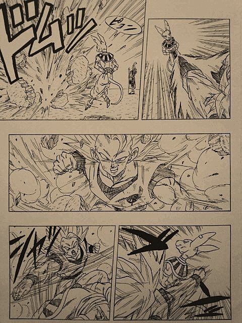 son goku and beerus (dragon ball and 2 more) drawn by lee_(dragon_garou)