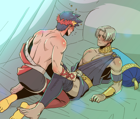 zagreus and thanatos (hades and 1 more) drawn by astraea_f
