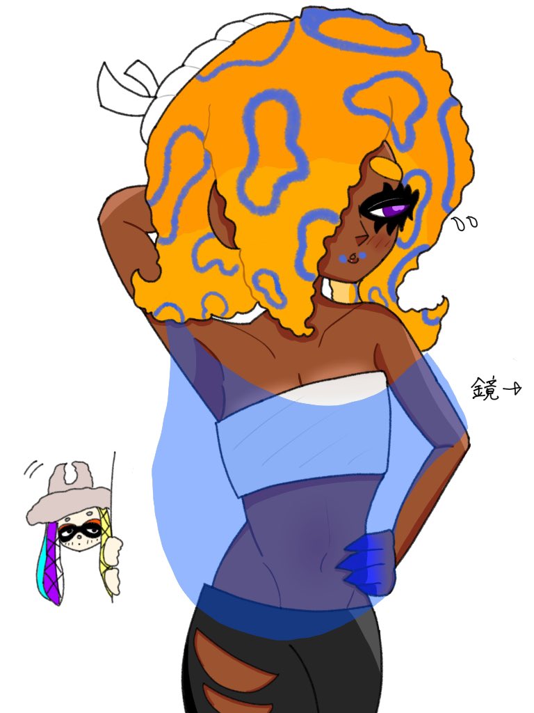 shiver, tao blu, and yoko (splatoon and 1 more) drawn by utufu333