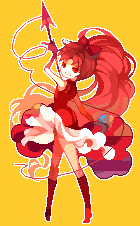 sakura kyoko (mahou shoujo madoka magica) drawn by elmes