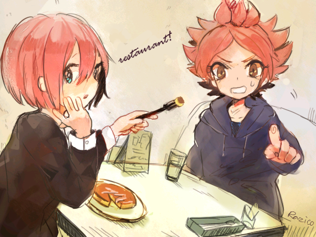 kiyama hiroto and nagumo haruya (inazuma eleven) drawn by razico
