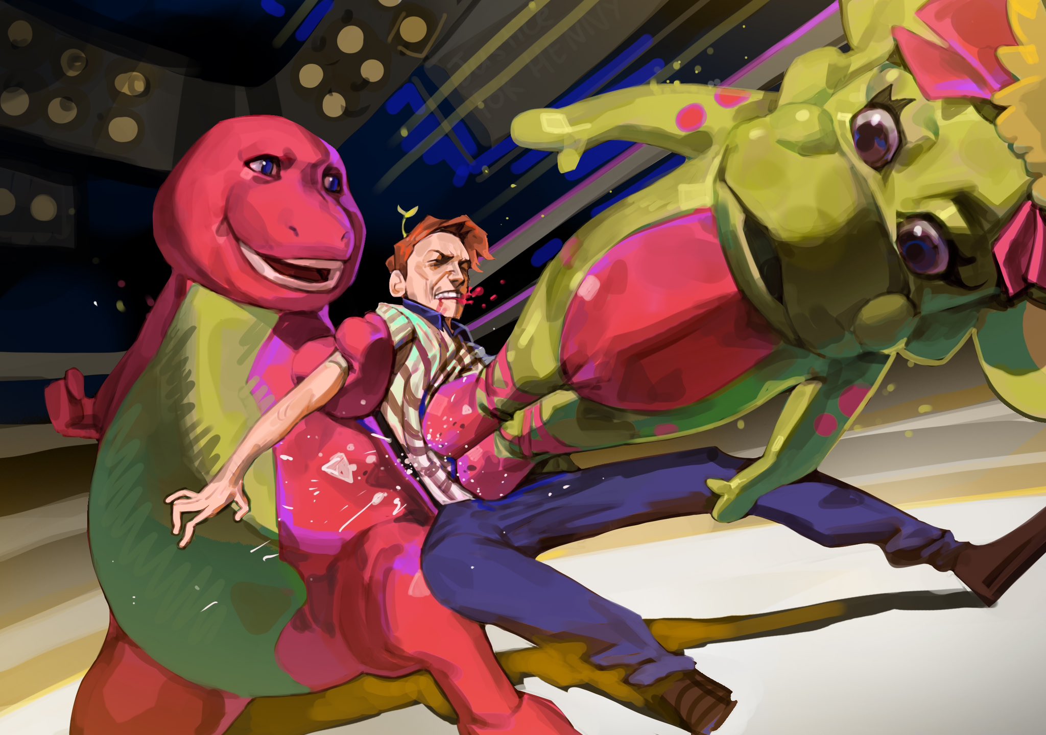 Jerma985 Barney And Baby Bop real Life And 2 More Drawn By Hieumay jerma985-barney-and-baby-bop-real-life-and-2-more-drawn-by-hieumay