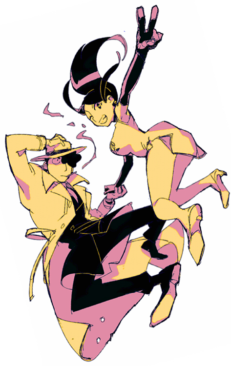 ginrei and murasame kenji (giant robo) drawn by hamu_fukurou