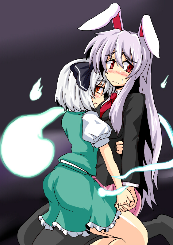 konpaku youmu and reisen udongein inaba (touhou) drawn by harukatron
