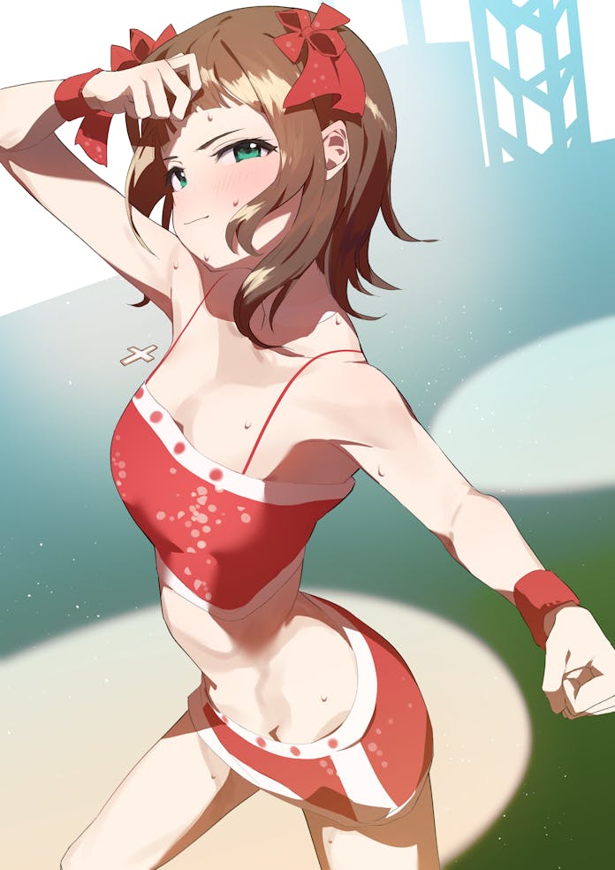 amami haruka (idolmaster and 1 more) drawn by uouokuma