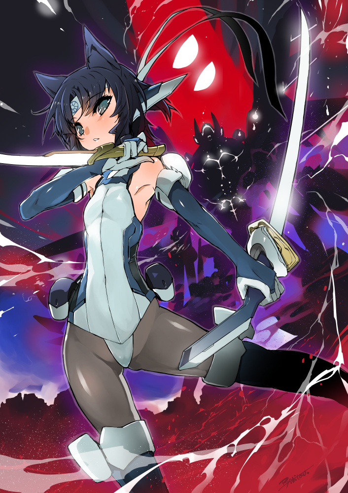 satomi yoshiyasu (kyoukaisenjou no horizon) drawn by naitou_ryuu