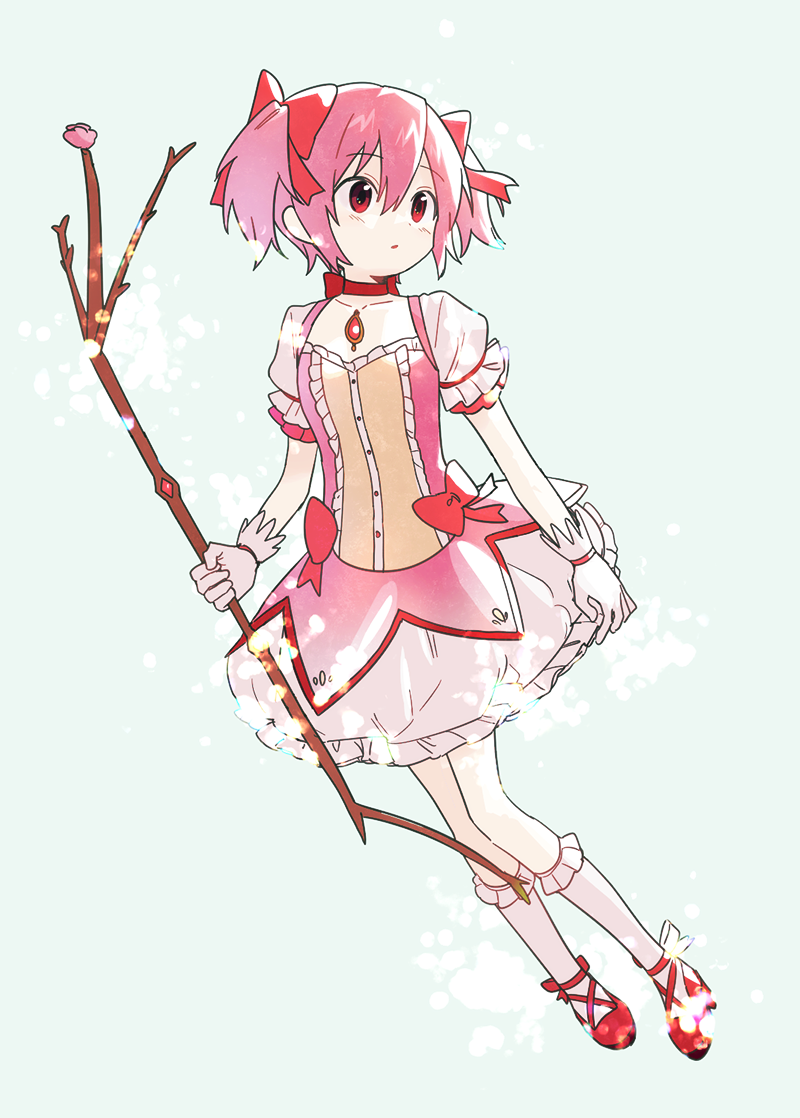 kaname madoka (mahou shoujo madoka magica) drawn by 1p_ino