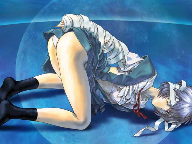 ayanami rei (neon genesis evangelion) drawn by utatane_hiroyuki