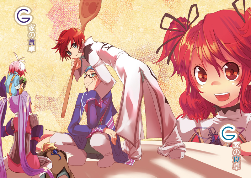 sophie, asbel lhant, cheria barnes, pascal, hubert ozwell, and 1 more (tales of and 1 more) drawn by hyakuhachi_(over3)