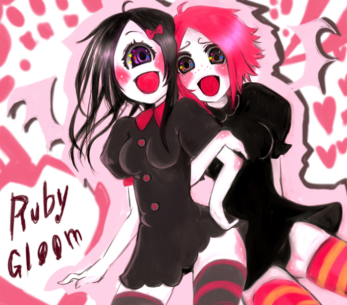 ruby gloom and iris (ruby gloom) drawn by alice_(afternoon_gleam)