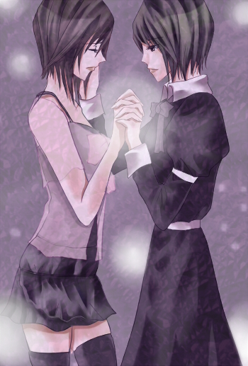 asou misaki and miya (fatal frame and 1 more) drawn by hazuki_akaza