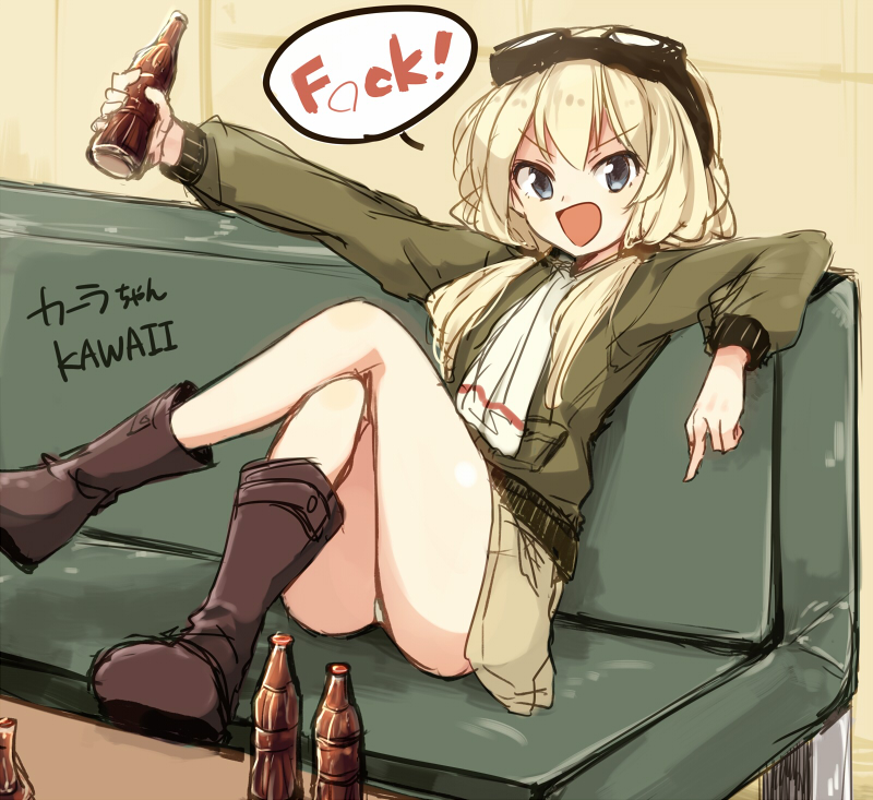 carla j. luksic (world witches series and 1 more) drawn by kodamari