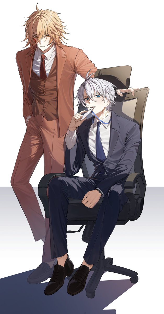 phainon and mydei (honkai and 1 more) drawn by mobiling