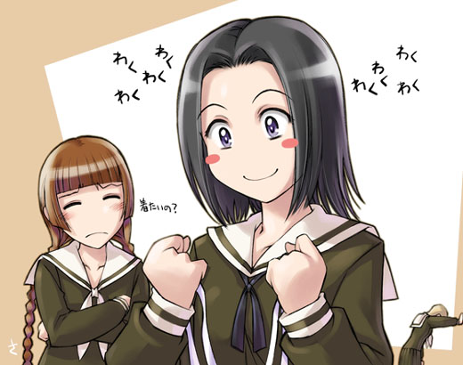 shimazu yoshino, hasekura rei, and arima nana (maria-sama ga miteru) drawn by sameha_ikuya