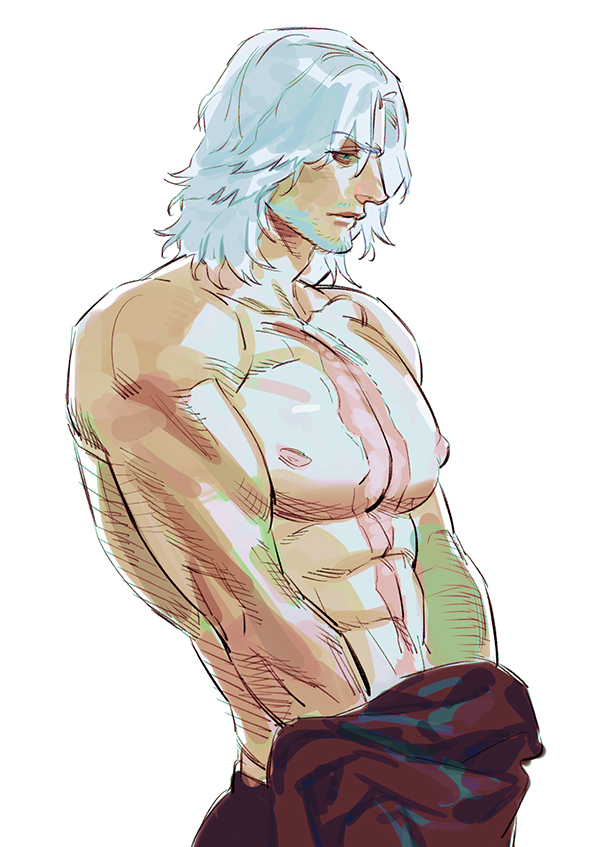 dante (devil may cry and 1 more) drawn by gge_(gebback_dark)