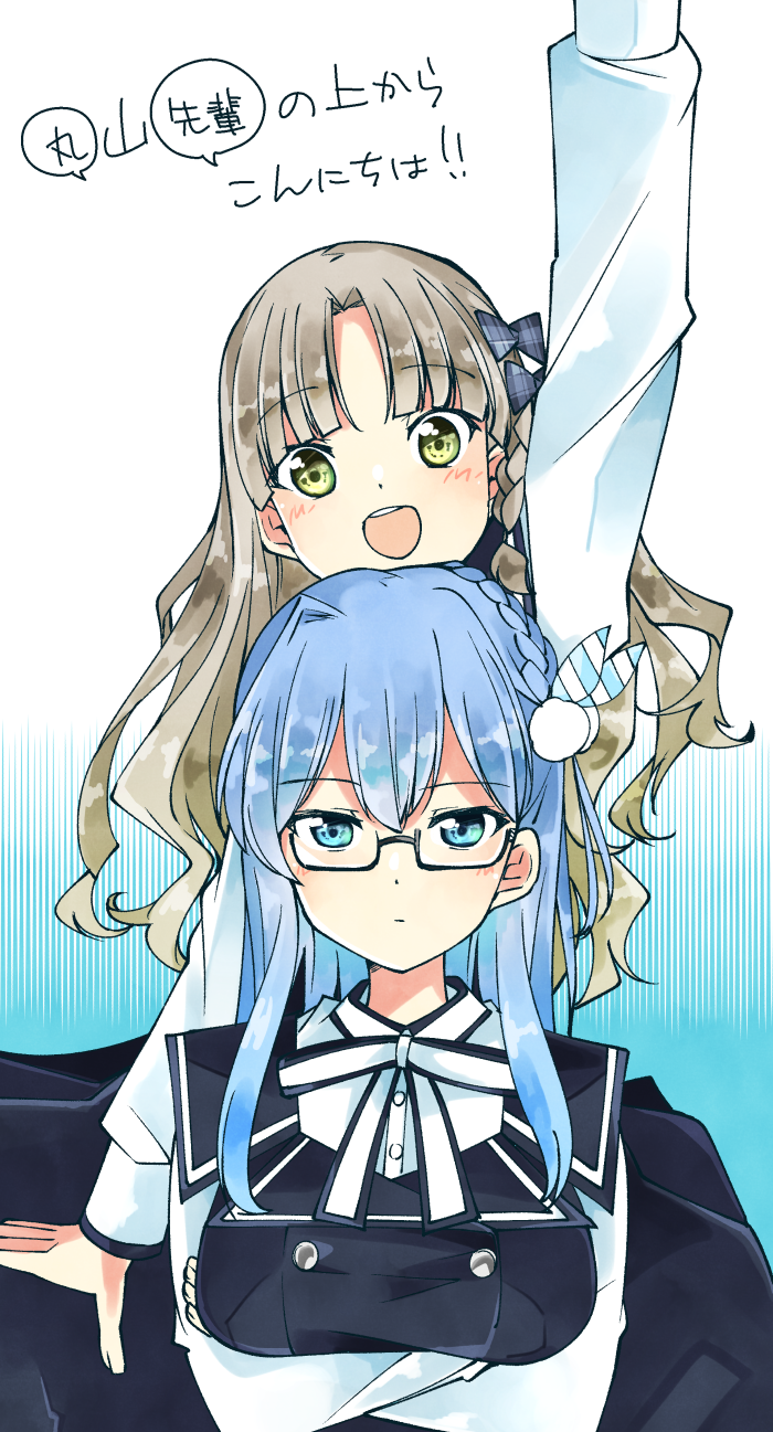 maruyama akane and nagamine kaede (22/7) drawn by trefle_r