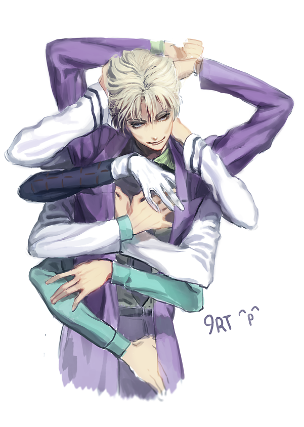 kira yoshikage (jojo no kimyou na bouken and 1 more) drawn by 1oo06