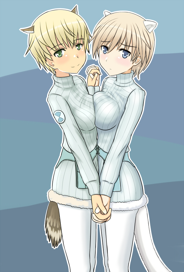 nikka edvardine katajainen and hanna wind (world witches series and 2 more) drawn by seki_(hyokosho)