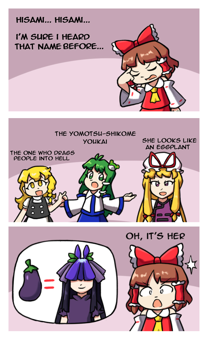 hakurei reimu, kirisame marisa, kochiya sanae, yakumo yukari, and yomotsu hisami (touhou and 1 more) drawn by edgycat