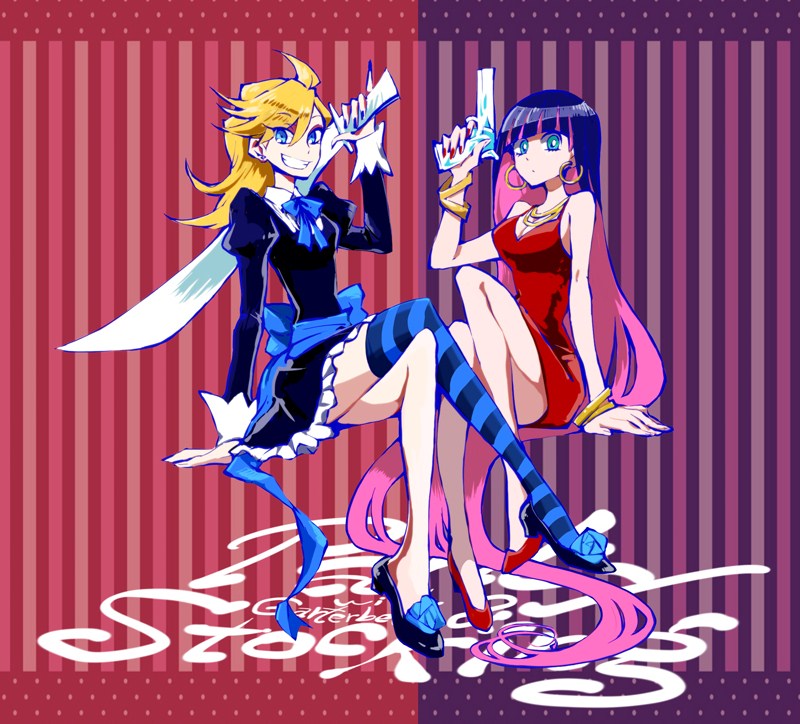 stocking and panty (panty & stocking with garterbelt) drawn by shinoasa