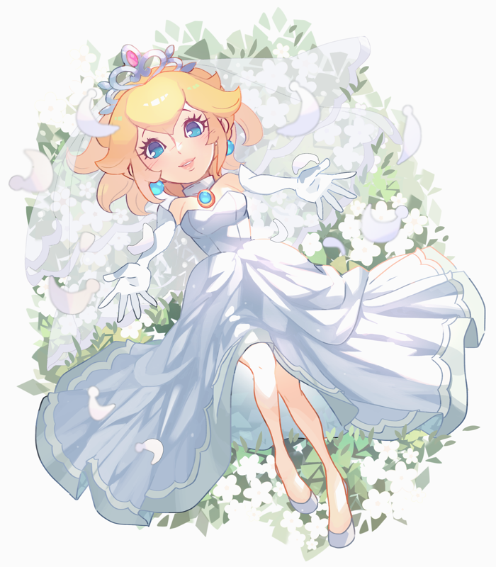 princess peach (mario and 1 more) drawn by hoshikuzu_pan