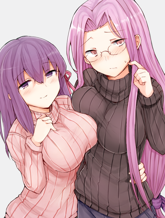 matou sakura and medusa (fate and 1 more) drawn by sabujiroko