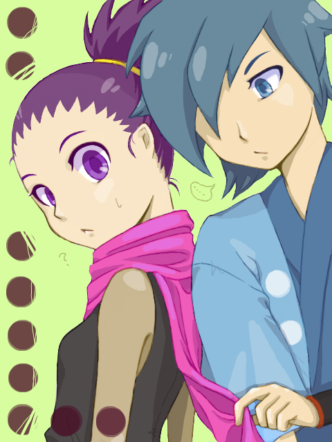 falkner and janine (pokemon and 1 more) drawn by yuh_(250663)