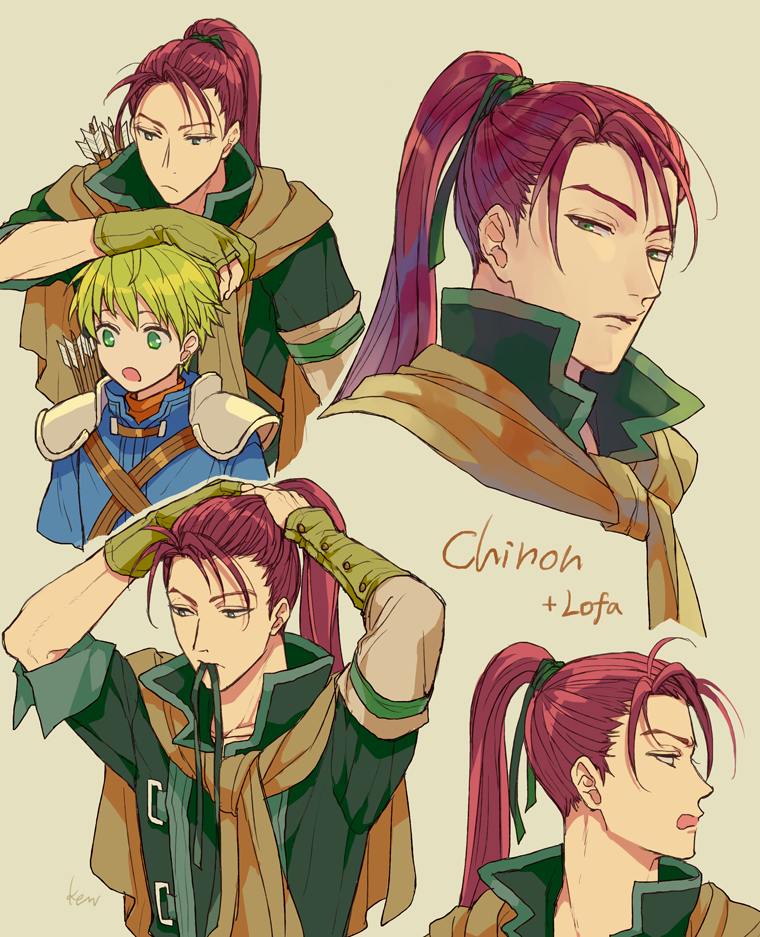 rolf and shinon (fire emblem and 1 more) drawn by akke
